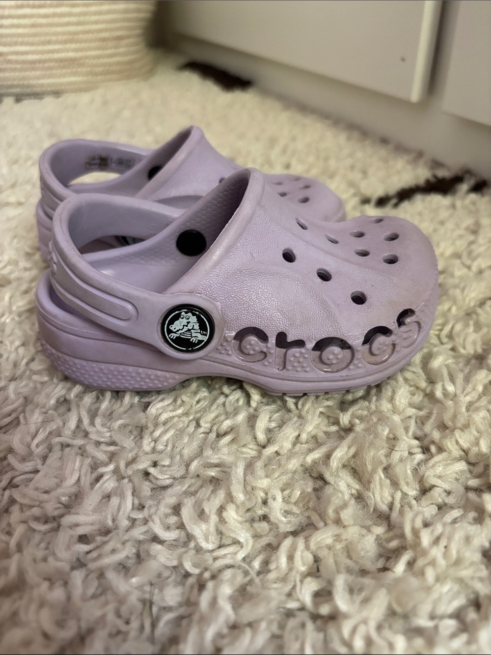 CROCS Kids' Lavender Slip-On Classic Clog